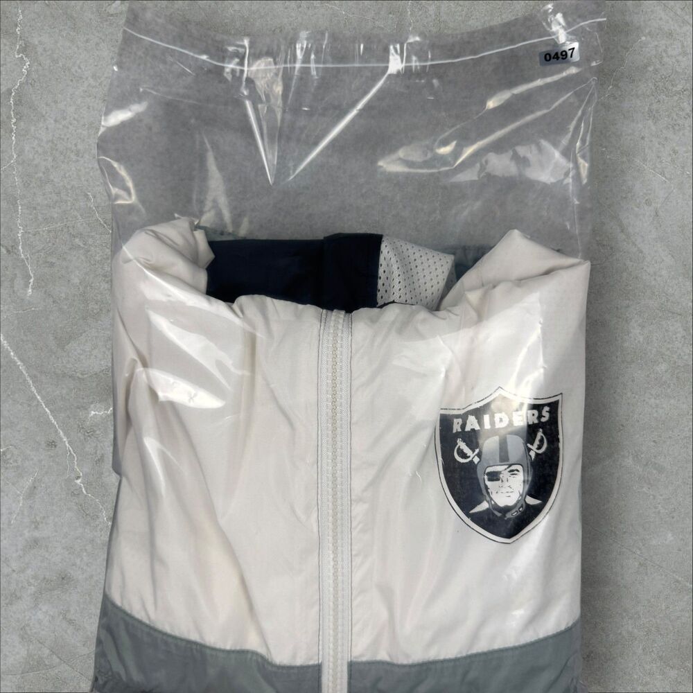 Vintage Y2K Raiders x Tommy Hilfiger Womens Lightweight Cropped Boxy Windbreaker - Picture 10 of 10